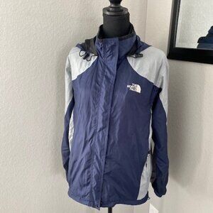 The North Face Hydrenaline Wind Rain Jacket Windbreaker Coat Blue Medium
